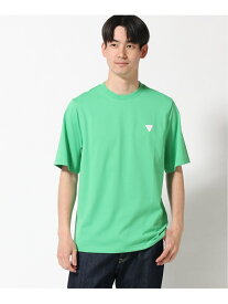 GUESS ロゴTシャツ (M)Small Triangle Logo Tee GUESS ゲス トップス カットソー・Tシャツ グリーン ブラック ホワイト【送料無料】[Rakuten Fashion]