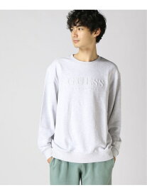 【SALE／50%OFF】(M)Logo Sweatshirt GUESS ゲス トップス スウェット・トレーナー ピンク ブラック グリーン グレー【RBA_E】【送料無料】[Rakuten Fashion]