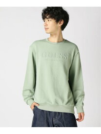 【SALE／50%OFF】(M)Logo Sweatshirt GUESS ゲス トップス スウェット・トレーナー ピンク ブラック グリーン グレー【RBA_E】【送料無料】[Rakuten Fashion]