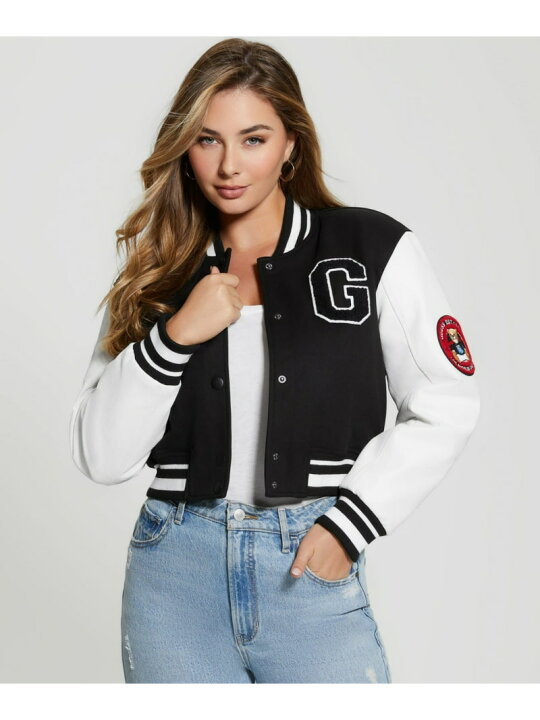 楽天市場】【SALE／30%OFF】GUESS ジャケット スタジャン (W)Bear 