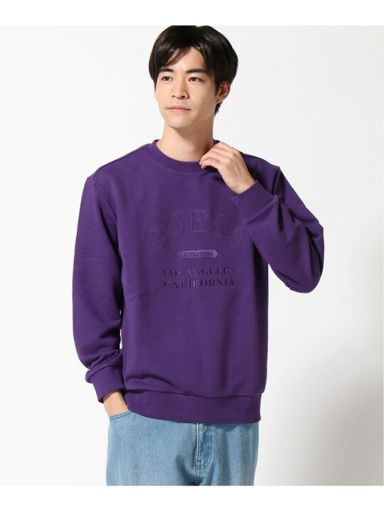 楽天市場】【SALE／50%OFF】GUESS スウェット (M)Lettering Embroidery 