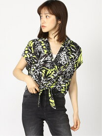 【SALE／70%OFF】(W)Astrid S/S Shirt GUESS ゲス トップス シャツ・ブラウス ブラック【RBA_E】[Rakuten Fashion]