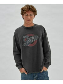 (M)GUESS Originals L/S Logo Tee GUESS ゲス トップス カットソー・Tシャツ グレー【送料無料】[Rakuten Fashion]