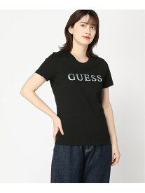 【SALE／30%OFF】GUESS ロゴTシャツ (W)Logo Tee GUESS ゲス トップス カットソー・Tシャツ グリーン ブラック ホワイト【RBA_E】【送料無料】[Rakuten Fashion]
