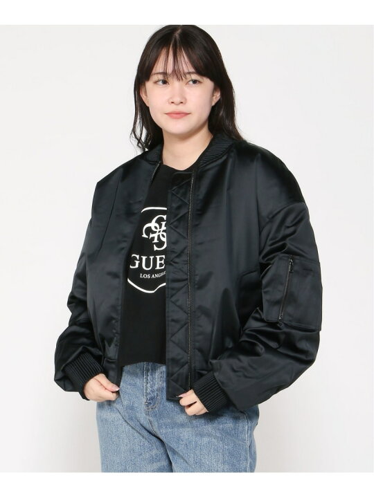 楽天市場】【SALE／60%OFF】GUESS ジャケット(W)AURORE Fur Bomber 