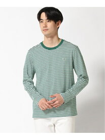 【SALE／50%OFF】GUESS Tシャツ (M)Mini Logo L/S Tee GUESS ゲス トップス カットソー・Tシャツ グリーン ブラック【RBA_E】[Rakuten Fashion]