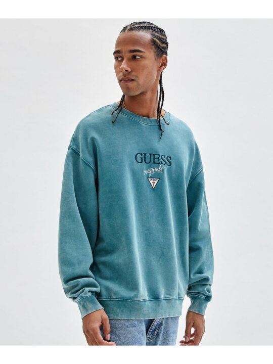 楽天市場】【SALE／50%OFF】GUESS スウェット (M)Logo Crewneck 