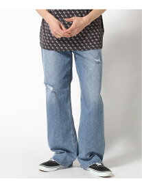 【SALE／70%OFF】(M)Wide Denim Pants GUESS ゲス パンツ ジーンズ・デニムパンツ ブルー【RBA_E】【送料無料】[Rakuten Fashion]