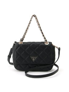 GUESS/(W)JULIET Mini Flap Bag GUESS �Q�X �o�b�O �V�����_�[�o�b�O �u���b�N�y���������z[Rakuten Fashion]