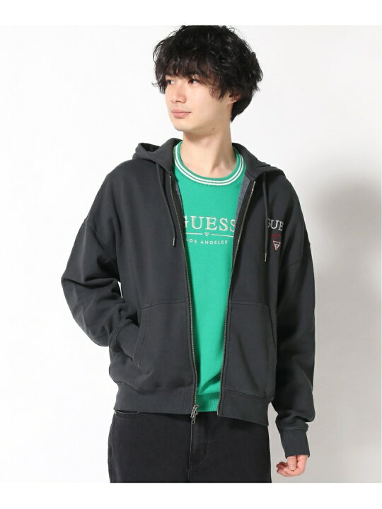 楽天市場】【SALE／30%OFF】GUESS パーカー (M)Washed Zip-Up Hoodie 