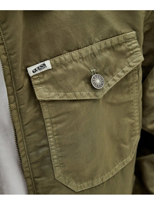 楽天市場】【SALE／70%OFF】GUESS ジャケット (M)Nylon Cadet Jacket 