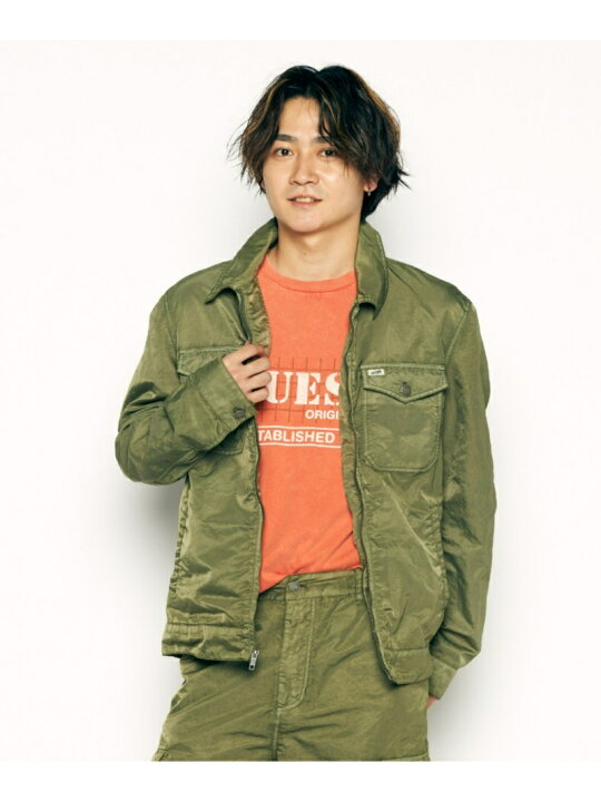 楽天市場】【SALE／70%OFF】GUESS ジャケット (M)Nylon Cadet Jacket 