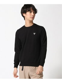 【SALE／40%OFF】(M)Mini Triangle Logo Sweatshirt GUESS ゲス トップス スウェット・トレーナー ブラック ホワイト ブルー【RBA_E】【送料無料】[Rakuten Fashion]