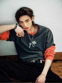GUESS/(U)UNI S/Slv Tee Shirt GUESS ゲス トップス カットソー・Tシャツ グレー【送料無料】[Rakuten Fashion]