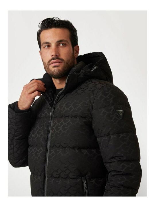 楽天市場】【SALE／20%OFF】GUESS ジャケット(M)MONOGRAM Puffa Jacket  