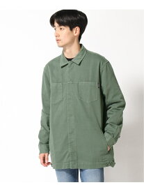 【SALE／50%OFF】GUESS 長袖 シャツ (M)Overshirt GUESS ゲス トップス シャツ・ブラウス グリーン【RBA_E】【送料無料】[Rakuten Fashion]