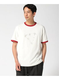 GUESS/(U)UNI S/Slv Tee Shirt Tシャツ GUESS ゲス トップス カットソー・Tシャツ ホワイト ネイビー【送料無料】[Rakuten Fashion]
