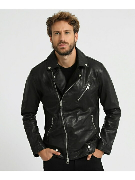 楽天市場】【SALE／50%OFF】(M)Perfecto Leather Jacket GUESS ゲス 