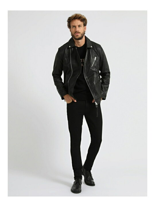 楽天市場】【SALE／50%OFF】(M)Perfecto Leather Jacket GUESS ゲス 