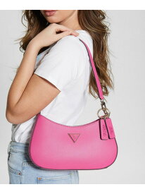 GUESS ハンドバッグ (W)NOELLE Top Zip Shoulder Bag GUESS ゲス バッグ ショルダーバッグ ピンク ブラック ホワイト ブルー【送料無料】[Rakuten Fashion]