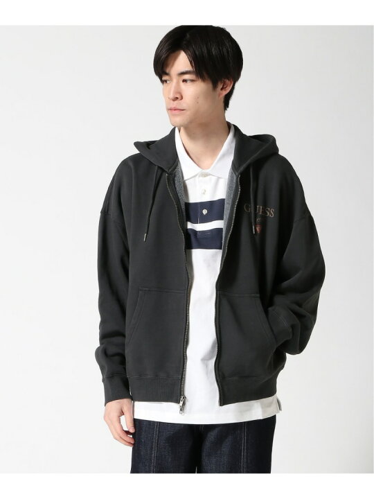 楽天市場】(M)GUESS Originals Zip-Up Hoodie GUESS ゲス 
