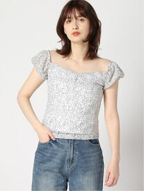 【SALE／70%OFF】GUESS トップス(W)Shary Lace Top GUESS ゲス トップス カットソー・Tシャツ ホワイト ブラック【RBA_E】[Rakuten Fashion]