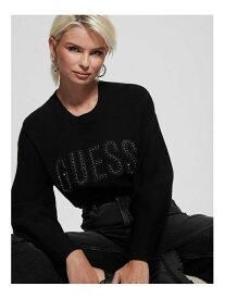 【SALE／50%OFF】(W)Estelle Logo Sweater GUESS ゲス トップス ニット ブラック【RBA_E】【送料無料】[Rakuten Fashion]