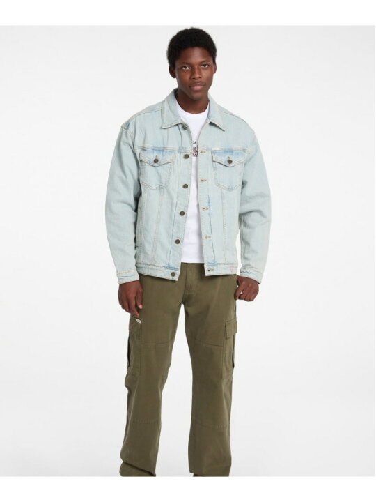 楽天市場】GUESS JEANS デニムジャケット(M)Oversize Trucker 