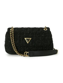 (W)GIULLY Crossbody Flap GUESS ゲス バッグ ハンドバッグ ブラック【送料無料】[Rakuten Fashion]