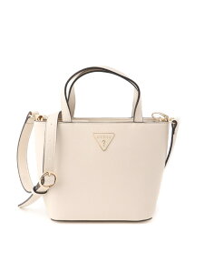 GUESS/(W)WELLS Mini Tote �g�[�g�o�b�O �~�j�g�[�g �V�����_�[�o�b�O GUESS �Q�X �o�b�O �g�[�g�o�b�O �u���b�N �u���E�� �x�[�W���y���������z[Rakuten Fashion]