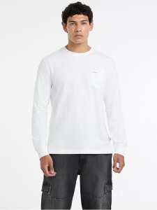 GUESS JEANS ����T�V���c (M)Crew Neck Regular Poket GUESS JEANS �Q�X �g�b�v�X �J�b�g�\�[�ET�V���c �z���C�g �u���b�N�y���������z[Rakuten Fashion]