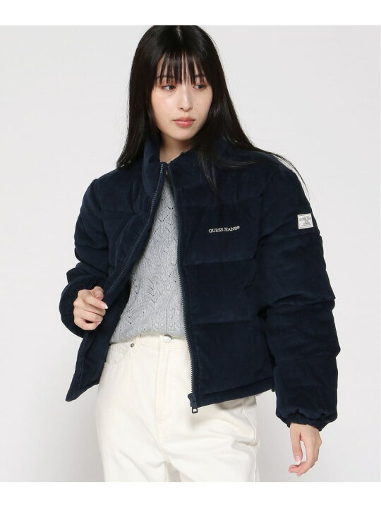 楽天市場】GUESS JEANS パファージャケット (W)Cropped Puffer GUESS 