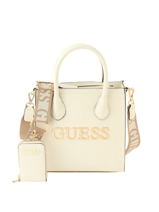 楽天市場】GUESS ハンドバッグ トートバッグ (W)BEACON Falls Small 