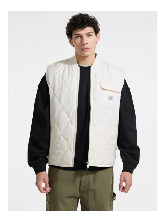 楽天市場】【SALE／50%OFF】GUESS JEANS ベスト (M)Quilted Puffer 