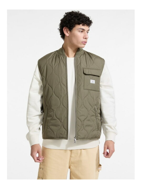 楽天市場】【SALE／50%OFF】GUESS JEANS ベスト (M)Quilted Puffer 