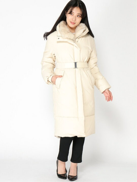 楽天市場】【SALE／30%OFF】(W)Belted Long Down Jacket GUESS ゲス 