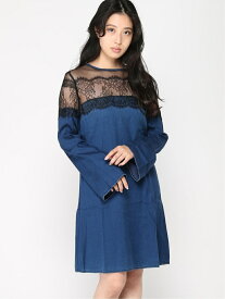 【SALE／70%OFF】(W)Lory Dress GUESS ゲス ワンピース・ドレス ドレス ブルー【RBA_E】[Rakuten Fashion]