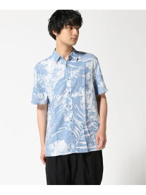 (M)Collin Inside Printed Shirt GUESS ゲス トップス シャツ・ブラウス ブルー【送料無料】[Rakuten Fashion]