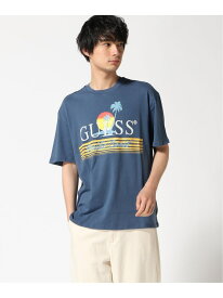 (M)PACIFIC Coast Tee GUESS ゲス トップス カットソー・Tシャツ グレー ブルー【送料無料】[Rakuten Fashion]