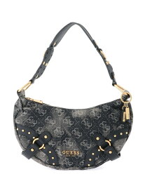 GUESS ショルダーバッグ ホーボー (W)NATALYA Hobo GUESS ゲス バッグ トートバッグ ブラック【送料無料】[Rakuten Fashion]