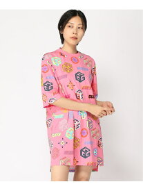 (W)Carina Long T-Shirt GUESS ゲス トップス カットソー・Tシャツ ピンク ブラック ホワイト【送料無料】[Rakuten Fashion]
