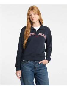 �ySALE�^50%OFF�zGUESS JEANS �X�E�F�b�g ���f�B�[�X(W)Eco Half-Zip Sweatshirt GUESS JEANS �Q�X �g�b�v�X �X�E�F�b�g�E�g���[�i�[ �O���[ �l�C�r�[ �z���C�g�yRBA_E�z�y���������z[Rakuten Fashion]