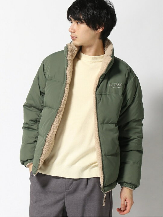 楽天市場】【SALE／50%OFF】(M)Reversible Down Jacket GUESS ゲス 