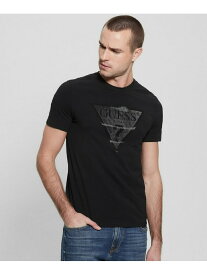 【SALE／30%OFF】GUESS Tシャツ (M)Eco Triangle Crewneck Tee GUESS ゲス トップス カットソー・Tシャツ ブラック ホワイト ブルー【RBA_E】[Rakuten Fashion]