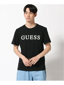 【SALE／30%OFF】GUESS ロゴTシャツ (M)Logo Tee GUESS ゲス トップス カットソー・Tシャツ ブラック ベージュ ホワイト ブルー【RBA_E】[Rakuten Fashion]