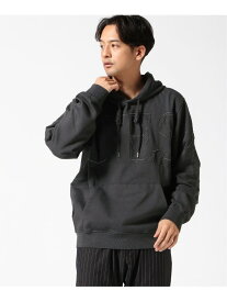 【SALE／30%OFF】GUESS パーカー (M)Logo Patch Hoodie Sweatshirt GUESS ゲス トップス スウェット・トレーナー ブラック【RBA_E】【送料無料】[Rakuten Fashion]