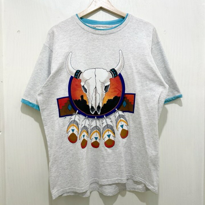 楽天市場】【中古】90s TULTEX ネイティブ柄 Tシャツ L ジャマイカ縫製 