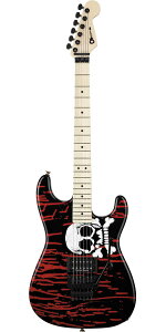 Charvel USAiV[xjWarren Demartini Signature San Dimas Skulls Graphic