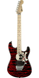Charvel�i�V���[�x���jWarren Demartini Signature Pro-Mod Blood And Skull
