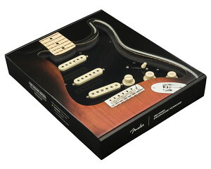Fender USAitF_[jp[c Pre-Wired Strat Pickguard Hot Noiseless SSS Black 0992346500